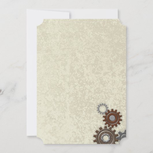 ギア工業美術 招待状 (裏面)