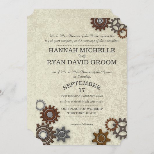 ギア工業美術 招待状 (正面/裏面)