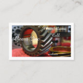 ギア機械金属歯車 名刺 (正面)