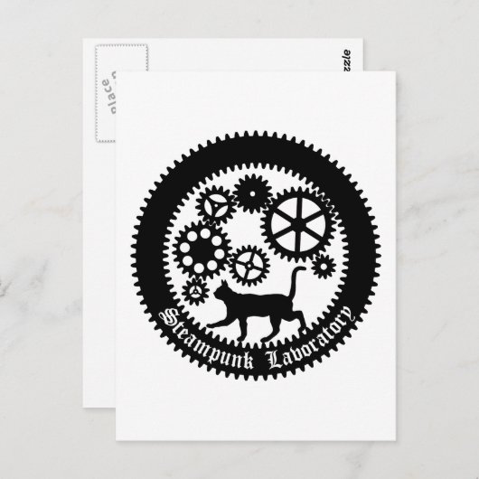 ギア猫 ポストカード (正面/裏面)