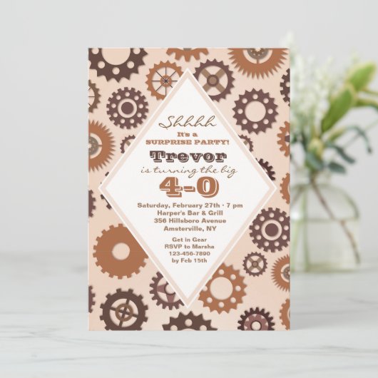 ギア男らし招待状 招待状 (スタンド正面)