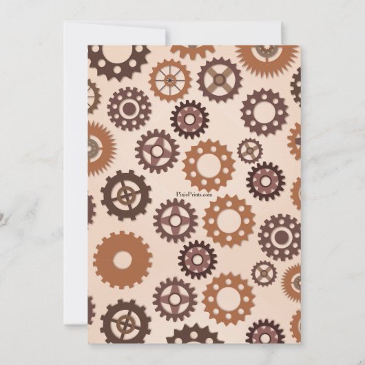 ギア男らし招待状 招待状 (裏面)