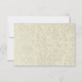 ギア素朴産業結婚反応 出欠カード (裏面)