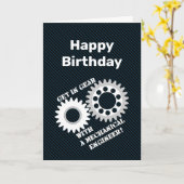 ギア誕生日カード カード (黄色い花)