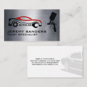 ギア車のロゴ | 自動ス絵を描プレイ 名刺 (正面/裏面)