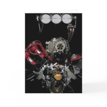 ギア頭グリーティングカード