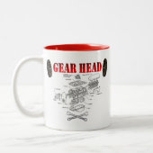 ギア頭 ツートーンマグカップ (左)