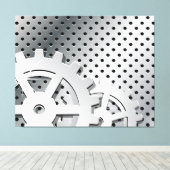 ギア キャンバスプリント (インサイチュ (ウッドフロア))