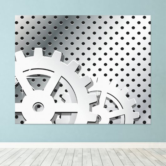 ギア キャンバスプリント (インサイチュ (ウッドフロア))