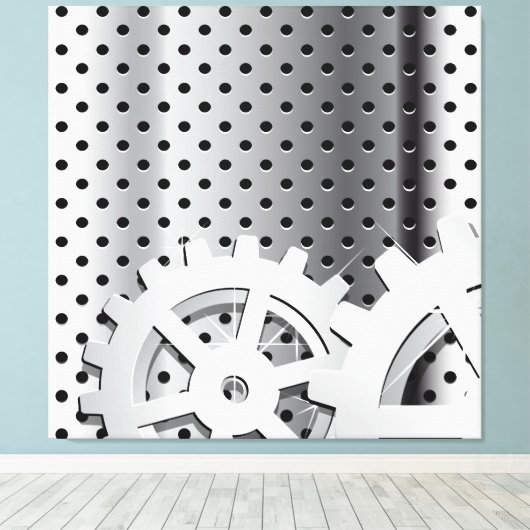 ギア キャンバスプリント (インサイチュ (ウッドフロア))