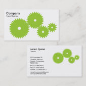 ギア – マルティアングリーンオンホワイト 名刺 (正面/裏面)