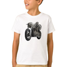 ギア モーターサイクル グラフィック キッズTシャツ