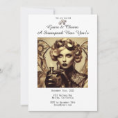 ギア&応援Aステームパンク新年 招待状 (正面)