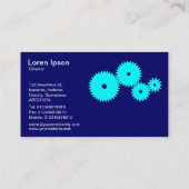 ギア- Dp Navyでシアン 名刺 (裏面)