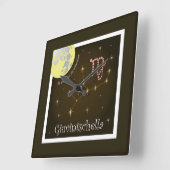 ギウヴィンチェッラ23アバストフィン23セッテンバーウール スクエア壁時計 (傾斜)