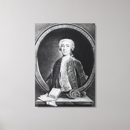 ギオアシノ・コンテ「ギズツィエロ」 キャンバスプリント (正面)