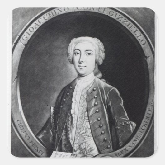 ギオアシノ・コンテ「ギズツィエロ」 スクエアシール (正面)