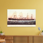 ギオンライン汽船アリゾナ キャンバスプリント (インサイチュ (リビング))