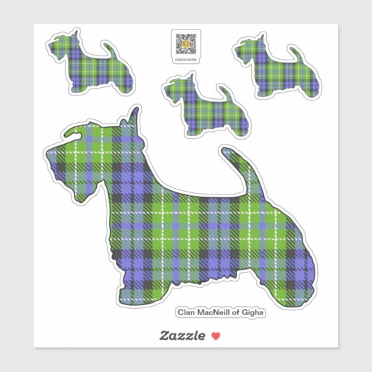 ギガスコットシールのクラン・マクニール シール (シート)