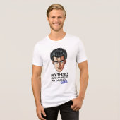 ギガチャドの自信に満ちた伝説 トライブレンドTシャツ (正面全面)