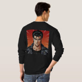 ギガチャドの自信に満ちた伝説 Tシャツ (裏面フル)