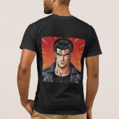ギガチャドの自信に満ちた伝説 Tシャツ (裏面)