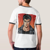 ギガチャドの自信に満ちた伝説 Tシャツ (裏面フル)