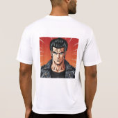 ギガチャドの自信に満ちた伝説 Tシャツ (裏面)
