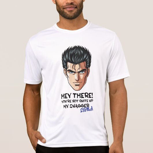ギガチャドの自信に満ちた伝説 Tシャツ (正面)