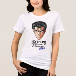 ギガチャドの自信に満ちた英雄譚 トライブレンドTシャツ