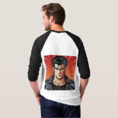 ギガチャドの自信に満ちた英雄譚 Tシャツ (裏面フル)