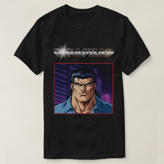 ギガチャド Tシャツ (デザイン正面)