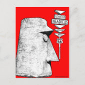 ギガティーチス岬ルート66アンタレス道路標識 ポストカード (正面)