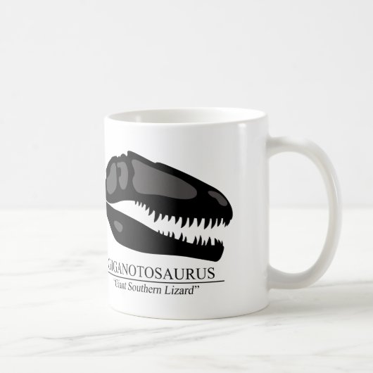 ギガノトサウルススカル コーヒーマグカップ (右)