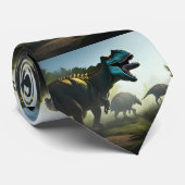 ギガノトサウルス恐竜の散歩首輪 ネクタイ (ロール)