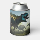 ギガノトサウルス恐竜の散策、クーラーボックス 缶クーラー (缶裏面)
