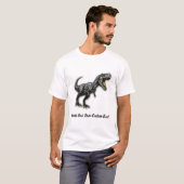 ギガノトサウルス 恐竜 オリジナルテキスト Tシャツ (正面フル)