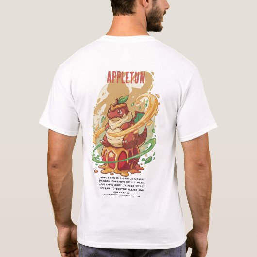 ギガンタマックス アップルドラゴン Tシャツ (裏面)