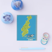 ギガ島 スコットランド地図 チラシ (シングル)