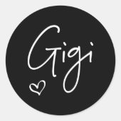 ギギおばあちゃんの母の日おばあちゃんの日 ラウンドシール (正面)