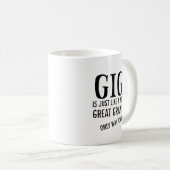 ギギは普通のおばあちゃん素晴らしのシャツだ コーヒーマグカップ (正面右)