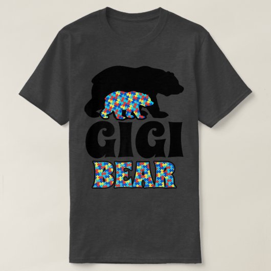 ギギは自閉症意識プレミアムを負担 Tシャツ (デザイン正面)