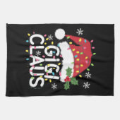ギギクロースクリスマスライトパジャマファミリーマッチング キッチンタオル (横)