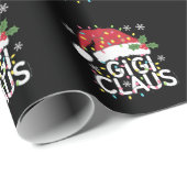 ギギクロースクリスマスライトパジャマファミリーマッチング ラッピングペーパー (ロールコーナー)