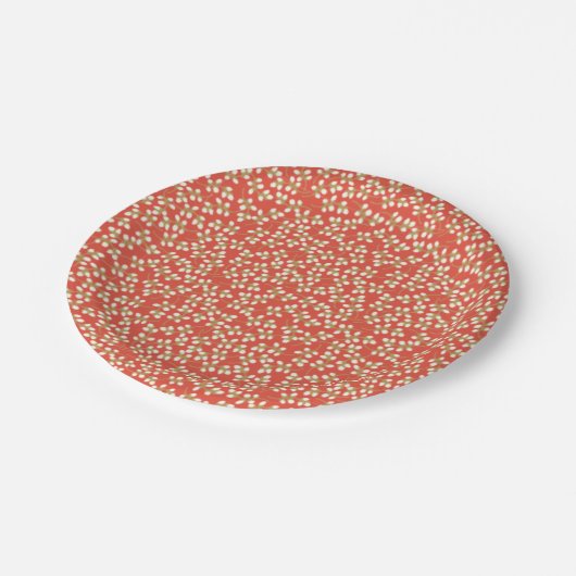 ギギコレクションコーラルディスポーザブルディナープレート ペーパープレート (アングル)