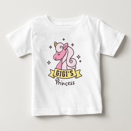 ギギズプリンセスガールズシャツ ベビーTシャツ (正面)