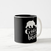 ギギベベア素晴らしおばあちゃんギフト ツートーンマグカップ (正面右)