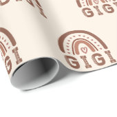 ギギボホ虹かわいい祖母のギフト ラッピングペーパー (ロールコーナー)