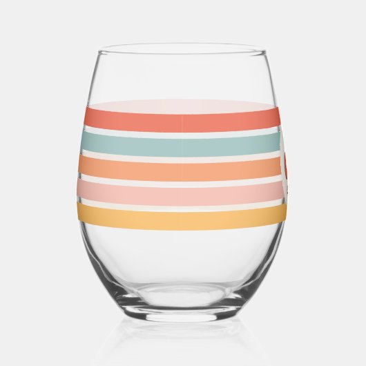 ギギモダン最高のエバーカワイイレトロおばあちゃん ステムなしワイングラス (右)