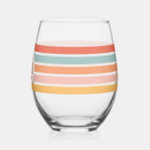 ギギモダン最高のエバーカワイイレトロおばあちゃん ステムなしワイングラス (左)